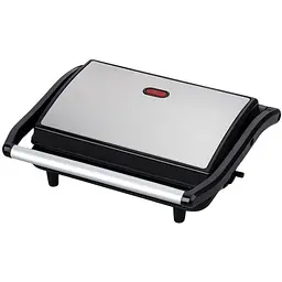 Гриль електричний притискний Luma Bella LB-58022 антипригарне покриття 850Вт Чорний із сірим