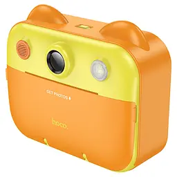 Дитячий фотоапарат HOCO DV204 з функцією миттєвого друку, підтримка microSD card, Orange/Yellow, Box - мініатюра 2