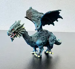 Фігурка дракона синього Dino Toys, полімерна - мініатюра 7