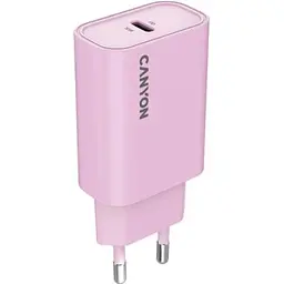 Зарядний пристрій Canyon 30CL OnCharge USB-C PD30W Pink (CNE-CHA30CLPK) - мініатюра 3