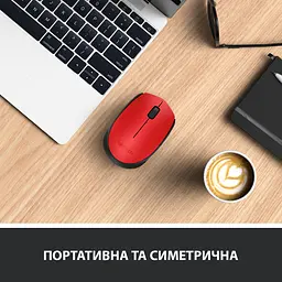 Миша Logitech M171 Red (910-004641) UA [38066] - мініатюра 6