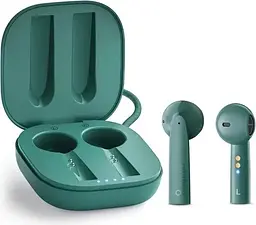 Бездротові навушники 1MORE Omthing Air Free Pods, BT5.0, ENC, Qi, TWS, 400mAh, 5h, (EO005) green UA UCRF - мініатюра 2
