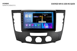 Штатна автомагнітола EasyGo M9-6-128-HS QLED Hyundai Sonata 2008-2010