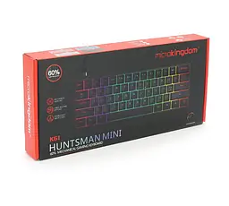 Клавиатура игровая механическая Microkingdom MK61 Huntsman Mini Black USB Blue switch - мініатюра 4