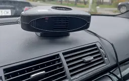 Автомобільний керамічний обігрівач салону Bottari Cyclone від прикурювача (автодуйка) тепловентилятор 2 в 1, 12V 150W - мініатюра 3