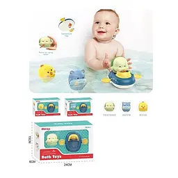 Іграшка - бризгалка "Черепашка на човні" на заводному механізмі Bath Toys