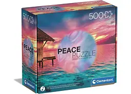 Пазл Clementoni Peace Collection&Spotify: Жити сьогоденням (Peace Collection&Spotify - The Ocean - Living the Present Puzzle - 500 pcs.), 500 ел. (35120)
