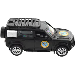 Машинка TechnoDrive серії Шеврони Героїв LAND ROVER DEFENDER 110 "ГУР МО" - мініатюра 6
