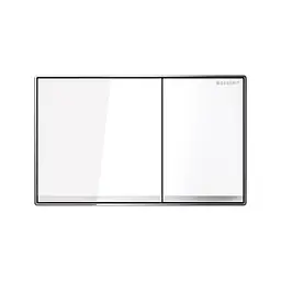 Клавіша змиву Geberit Sigma60 скло біле 115.640.SI.1, Білий