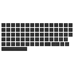 Набір кейкапів Hator OMA Profile PBT Keycap Set Black US/UA A-part ANSI/ISO (HTS500)