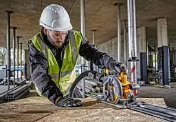 Пила дискова акумуляторна DeWalt з АКБ та ЗП DCS579X2 - мініатюра 4