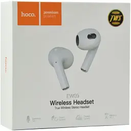 Блютуз стерео гарнітура Hoco IPX5 EW09 TWS (38983-01_562) - мініатюра 9