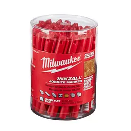 Маркер для будмайданчика InkZAll MILWAUKEE, тонкий, червоний (48223170) - мініатюра 3