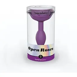 Силіконова анальна пробка Love To Love Open Roses S size - мініатюра 4