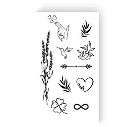 Набір тату Ніжні міні-тату Tattooshka L-28 (5805800012919) shop (5805800012919)