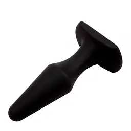 Анальная пробка Chisa Black Mont soft touch, 10х4 см, черный - миниатюра 3