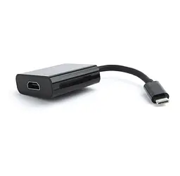Перехідник Cablexpert USB3.1 Type C - HDMI, 0.15 м, Black (A-CM-HDMIF-01)