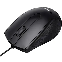 Дротова миша Havit MS80 USB чорна (HV-MS80-BK) - мініатюра 2
