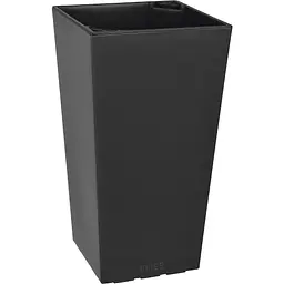Кашпо Plastkon Elise 20х20х36 см матове антрацит