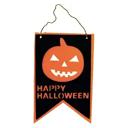Декор прапор Гарбуз Happy Halloween