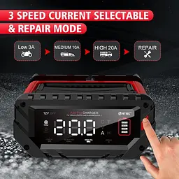 Автоматичний зарядний пристрій HTRC P20 pro Імпульсний, функція ремонту Repair, десульфатор 12V 20A-24V 10A LiFePO4, AGM, GEL, EFB, WET (19527) - мініатюра 4