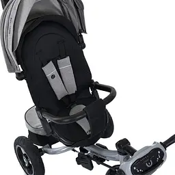 Дитячий триколісний велосипед MT 1007-8 сірий - мініатюра 7