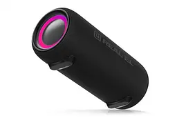 Колонка портативна 2.0 Real-El X-725 Black, 2 x 7.5 Вт, пластиковий корпус, Bluetooth, USB - А/USB - C, RGB підсвічування, живлення від акумулятора, вбудований мікрофон, 86 дБ, 3600мА*год, час роботи 10 год (EL121600028) - мініатюра 3