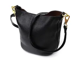 Шкіряна сумка з автономною косметичкою всередині Vintage 22х18х12 см sum0029058