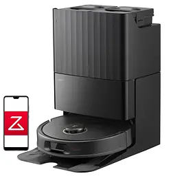 Робот-пилосос з вологим прибиранням RoboRock Qrevo 5AE Black