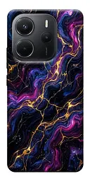 TPU чохол Demsky Purple space marble для Xiaomi Redmi Note 14 4G (Int. version)