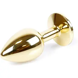 Анальна пробка Boss Of Toys Boss Series - Jewellery Gold Plug Rose S, BS6400018, Золотий / Світло-рожевий - мініатюра 3