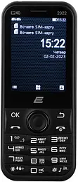 Мобільний телефон 2E E240 2022 2SIM Black
