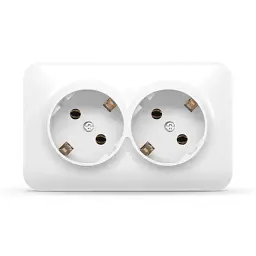 Розетка Videx BINERA IP20 зовнішня 2ая із заземленням біла (VF-BNS22G-W) - мініатюра 2