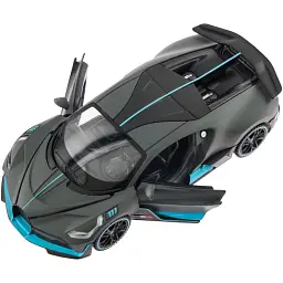 Машинка Rastar Bugatti Divo 1:32 Сірий - мініатюра 2