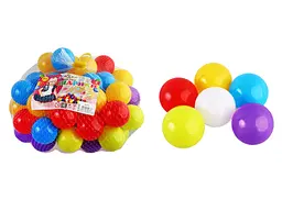 Набір м’яких різнокольорових кульок Kinderway, 60 шт., 02-413