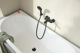 Душовий гарнітур Grohe Tempesta 2 режими струменя 110 261642433, Чорний матовий - мініатюра 5
