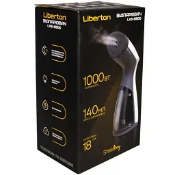 Відпарювач Liberton LHS-6905, White/Grey, 1000W, постійна пара 18 г/хв, об'єм бака для води 140мл, вертикальне та горизонтальне відпарювання, антикрапля, автовідключення - мініатюра 9