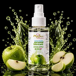 Лубрикант та масажний гель MyLove Aroma Series Green Apple 50 мл - мініатюра 2