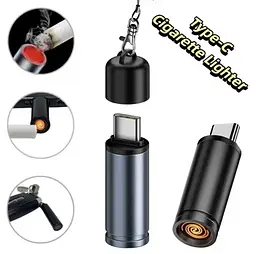 Портативний USB Type-C запальник з вітрозахистом - мініатюра 7