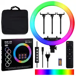 Кільцева LED-лампа XPRO MJ45 RGB (42208-MJ45_1386) - мініатюра 4