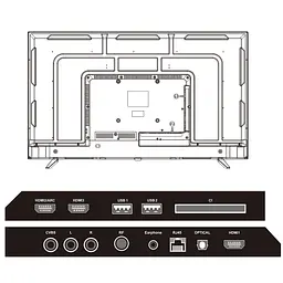 Телевізор TV 50 Mystery MTV-5060UDT2 4K/Android 11/DVB-T2/2xUSB 2.0/3хHDMI/CI-слот/Wi-Fi/Чорний - мініатюра 3