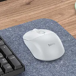 Миша Hoco GM28 2.4G White / Gray - мініатюра 4