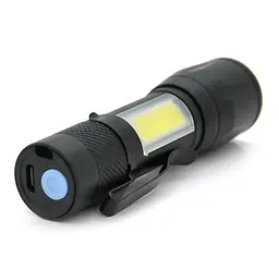 Ліхтарик ручний Voltronic 511COB, 3WLED+COB, 3 режими, алюміній, акумулятор, IP44 - мініатюра 2