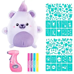 Набір для творчості Canal Toys Airbrush Plush Kawaii Ведмежа (AIR067) - мініатюра 5