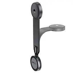 Автотримач для телефона з БЗП Acefast D37 magnetic wireless charging car holder for dashboard чорний - мініатюра 3