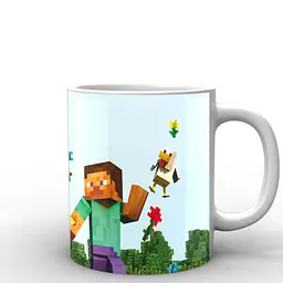 Кухоль GeekLand Minecraft Майнкрафт постер MС.02.032 330 мл білий - мініатюра 3