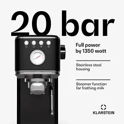 Кавоварка Klarstein SteelPresso Slim (10046329) - мініатюра 2