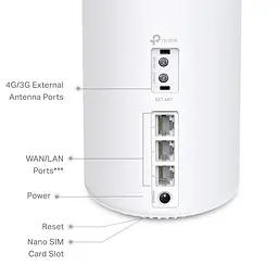 TP-Link Система WiFi-Mesh Deco X10 4G/LTE. AX1500, 3xGE LAN/WAN, 1мод - мініатюра 9
