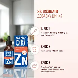 Цинк Nano Pure Labs Simply Science Bioavailable Zinc ZN 60мл - мініатюра 5