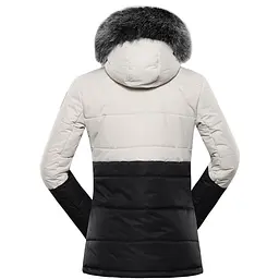 Куртка жіноча Alpine Pro Egypa XS Чорний-Бежевий - мініатюра 2
